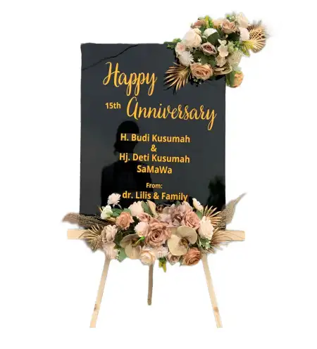 Papan Bunga Akrilik Candiareng