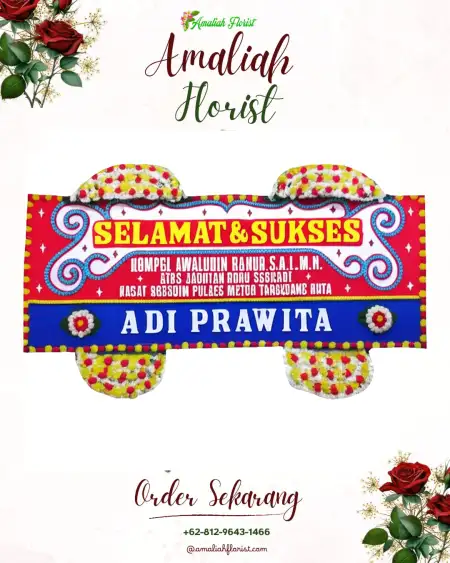 Papan Bunga Ucapan Selamat Candiareng